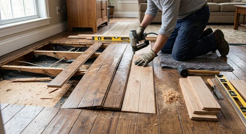 Bowed Floor Repair in Littleton, CO