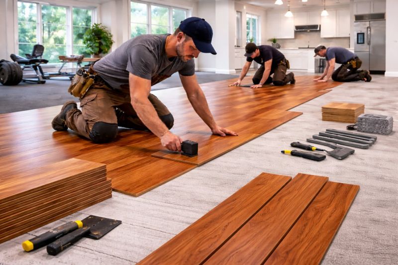 Cherry Floor Installation in Wheat Ridge, CO