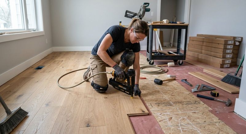 Hardwood Floor Installation in Parker, CO