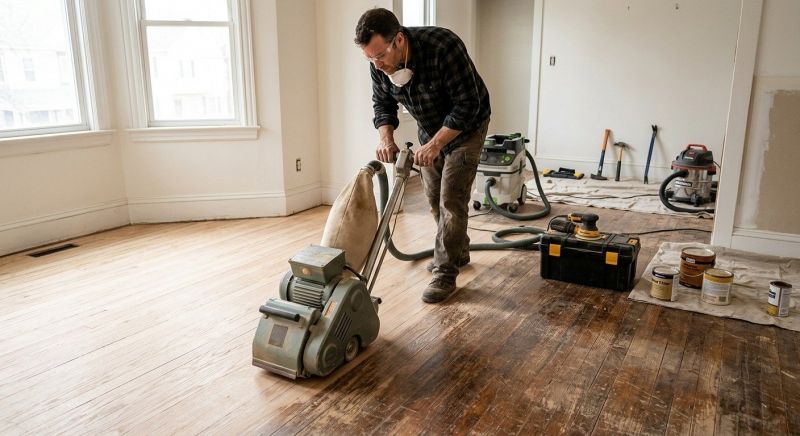 Hardwood Floor Renovation in Littleton, CO
