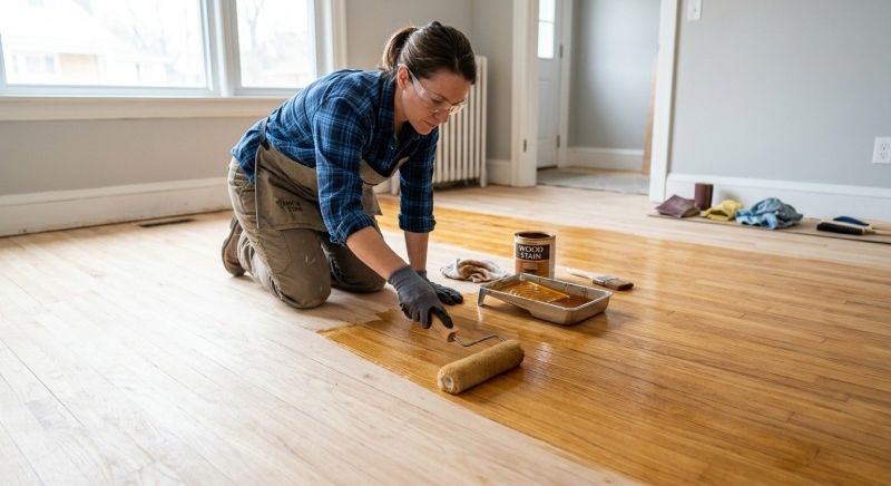Hardwood Floor Staining in Arvada, CO
