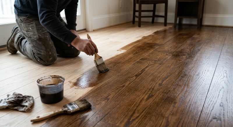 Hardwood Floor Staining in Douglas County, CO
