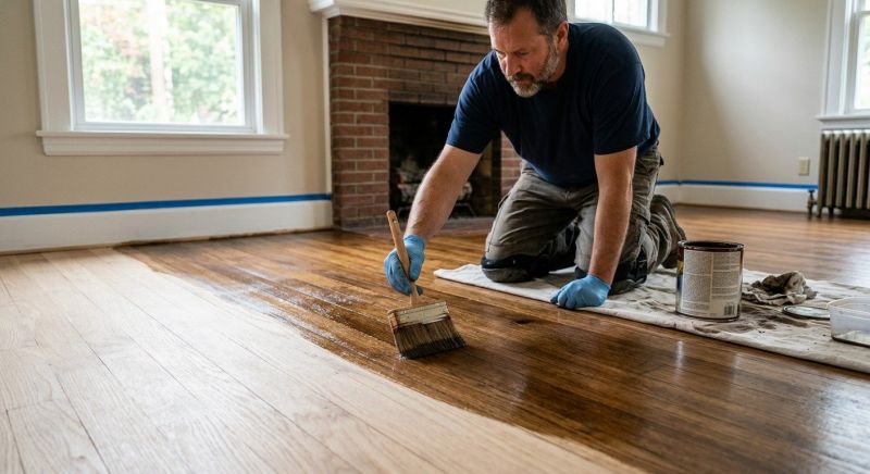 Hardwood Floor Staining in Evergreen, CO