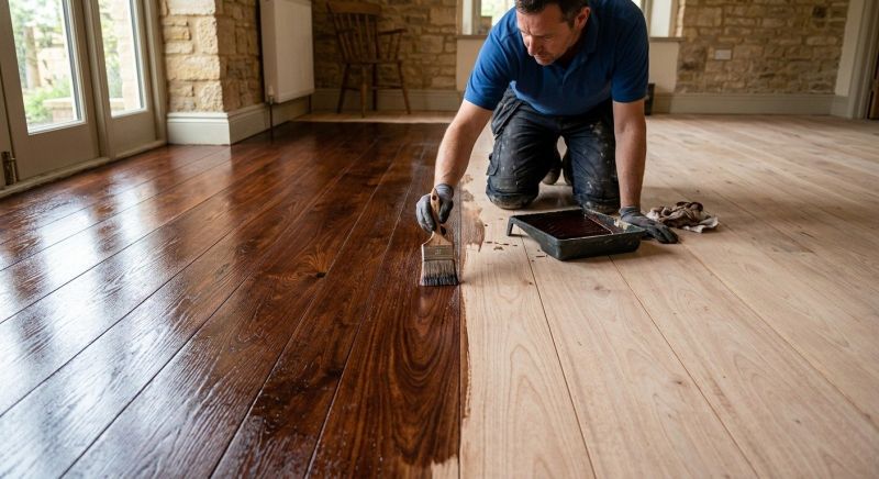 Hardwood Floor Staining in Golden, CO