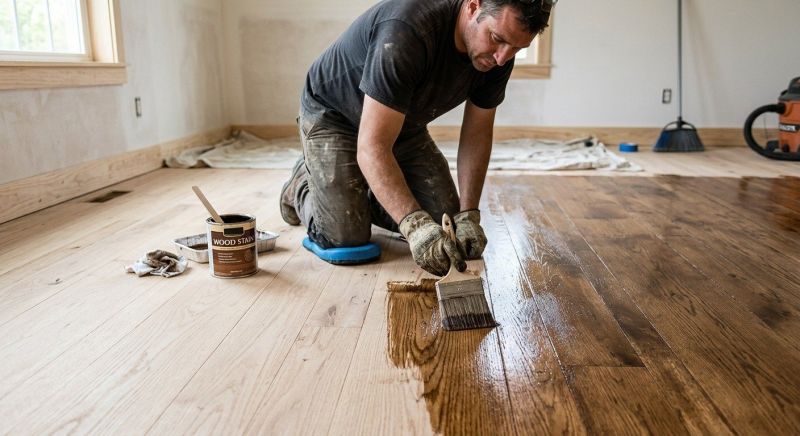 Hardwood Floor Staining in Morrison, CO