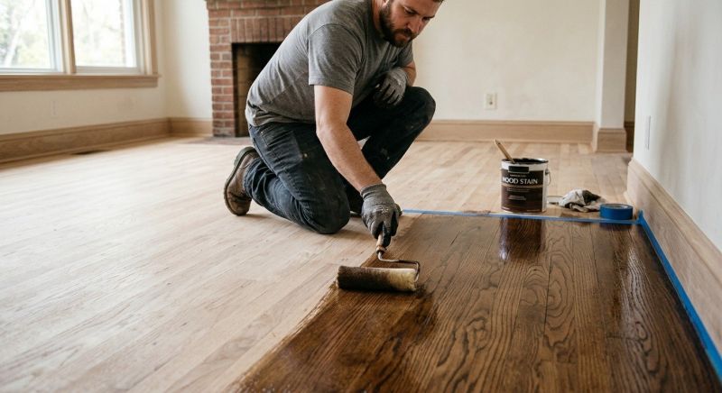Hardwood Floor Staining in Parker, CO