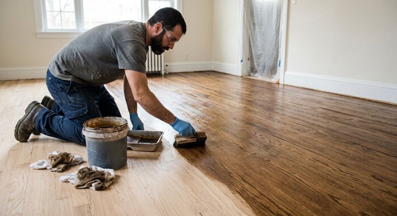 Hardwood Floor Staining in Wheat Ridge, CO