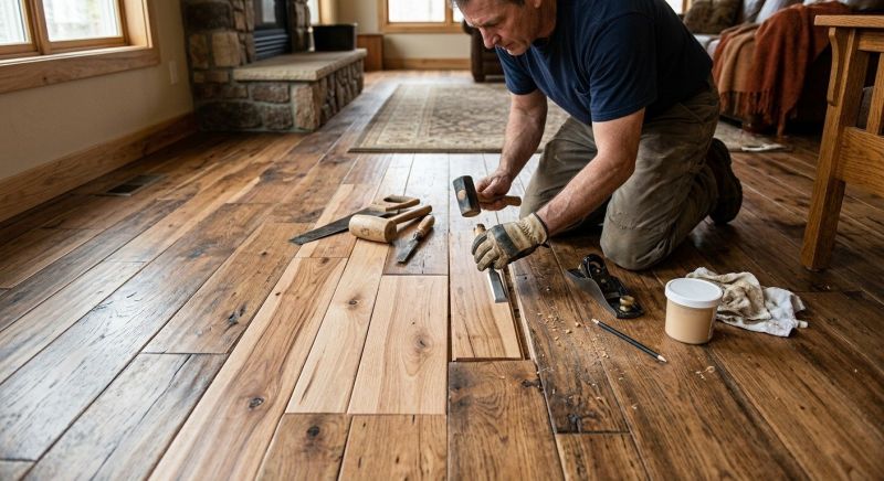 Hickory Floor Repair in Littleton, CO