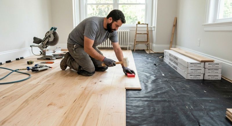 Maple Flooring Installation in Aurora, CO