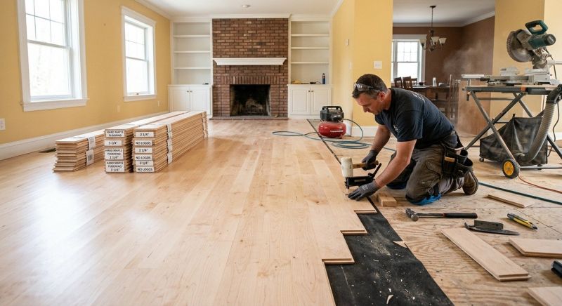 Maple Flooring Installation in Evergreen, CO