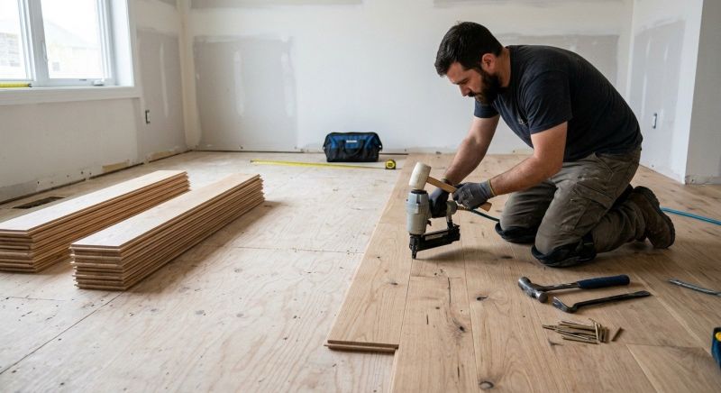 Oak Floor Installation in Elbert County, CO