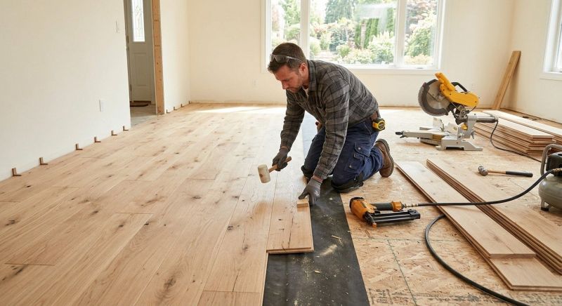 Oak Floor Installation in Jefferson County, CO