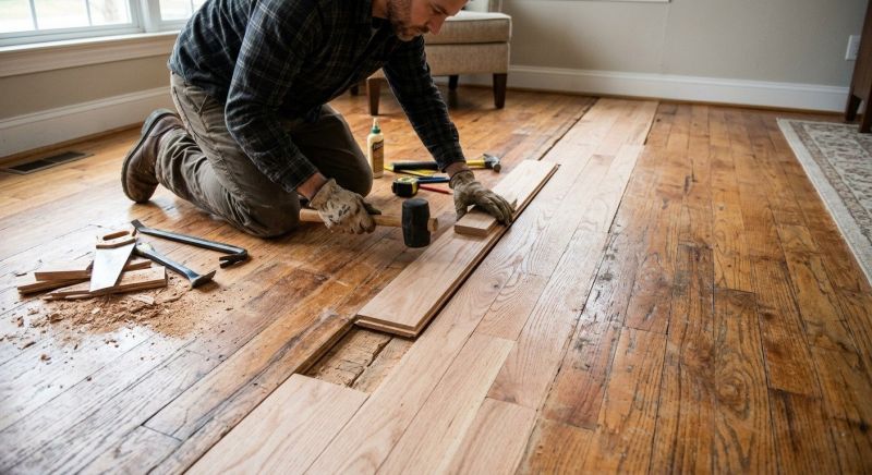Oak Floor Repair in Littleton, CO