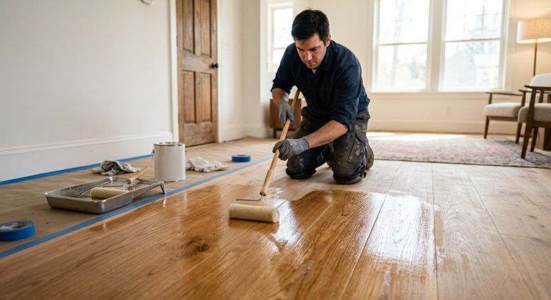Oak Floor Varnishing in Littleton, CO