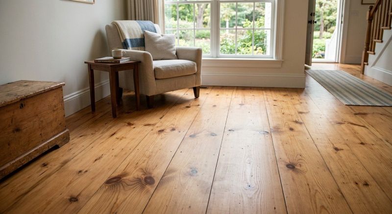 Pine Floor Installation in Littleton, CO