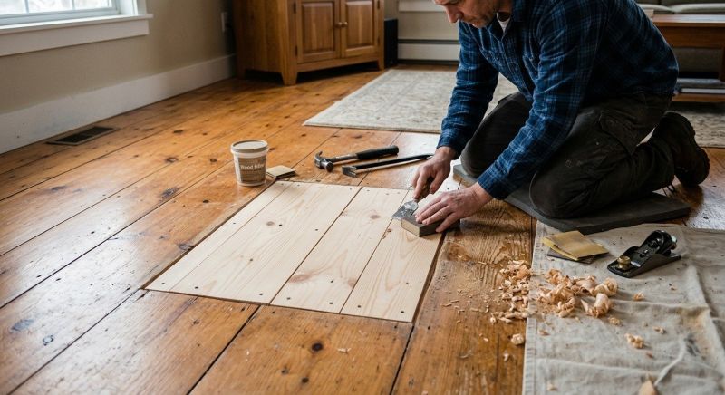 Pine Floor Repair in Littleton, CO