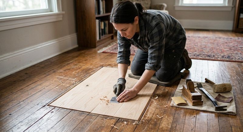 Pine Floor Repair in Littleton, CO