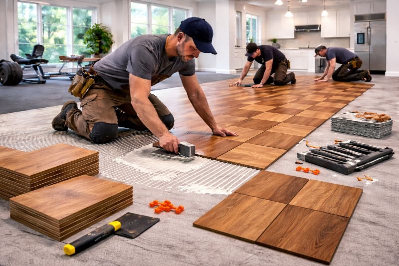 Teak Flooring Installation in Littleton, CO