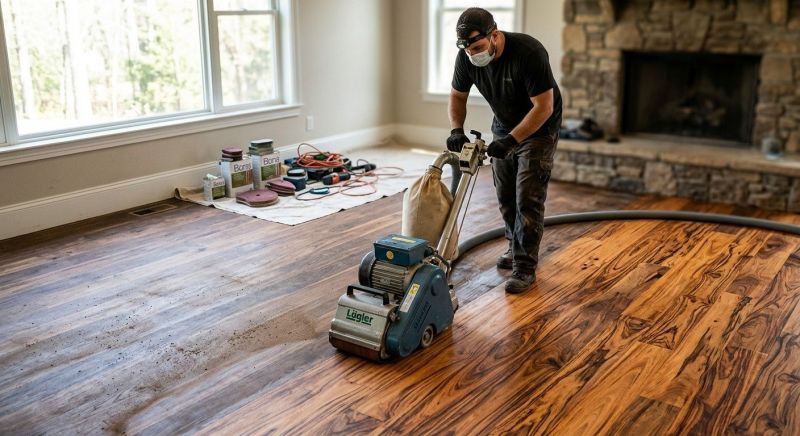 Tiger Wood Floor Refinishing in Littleton, CO