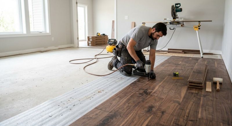 Walnut Flooring Installation in Littleton, CO