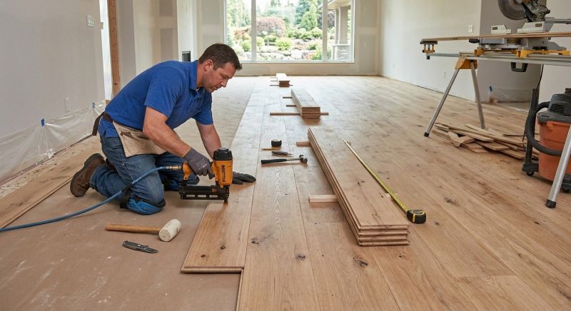 Wide Plank Floor Installation in Littleton, CO