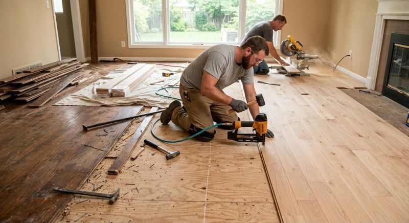 Wood Floor Replacement in Evergreen, CO