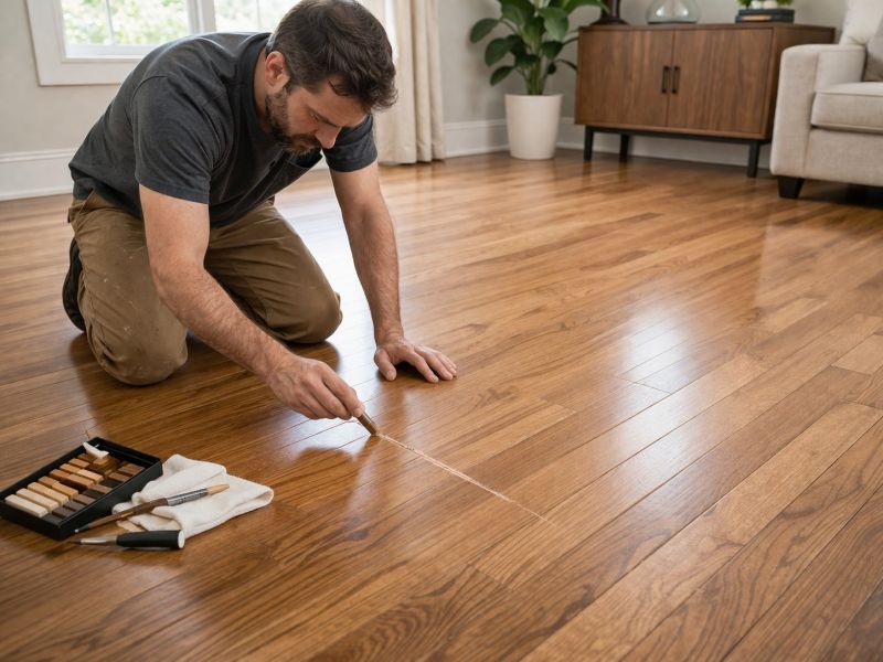 Wood Floor Scratch Repair in Arapahoe County, CO