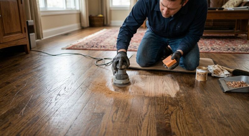 Wood Floor Scratch Repair in Conifer, CO