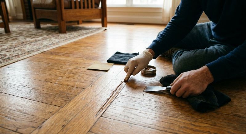Wood Floor Scratch Repair in Elbert County, CO