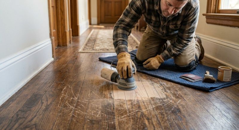 Wood Floor Scratch Repair in Evergreen, CO