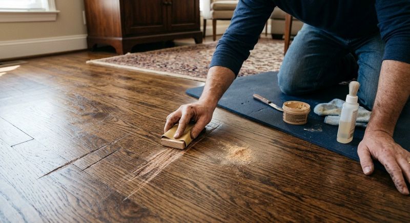 Wood Floor Scratch Repair in Golden, CO
