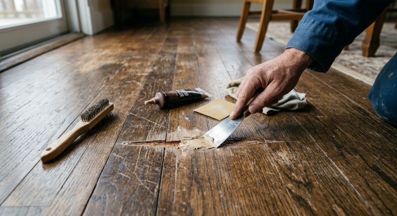 Wood Floor Scratch Repair in Wheat Ridge, CO
